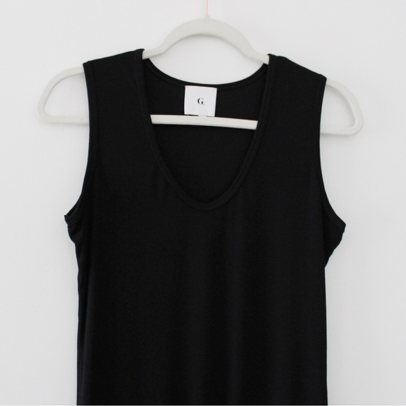 G. Label by Goop Amanda Rib Knit Bodysuit in Black - Picture 10 of 11